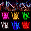 Miniatyrbillede 1 af 5: 30 stk. Skum Glow Sticks - 19\" Blinkende LED Lysende Skum Sticks Multi Farve Batons Lys, Selvlysende Festposer
