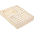 Miniatyrbillede 2 af 2: Simple Houseware Skuffeinddeling til undertøj, 4 stk., Beige
