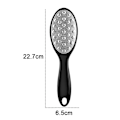 Miniatyrbillede 2 af 5: Fodrasp Fodfil Fodpleje Pedicure Metaloverfladeværktøj til fjernelse af hård hud, fil i rustfrit stål black