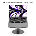 Miniatyrbillede 2 af 5: STOYOBE Laptop Stand Foldbar Notebook Computer Støtteholder Aluminium Legering Roterbar Pad Support