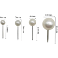 Miniatyrbild 3 av 4: 400 st Små Pärlhuvud Push Pins Kartnål Tumspikar Anslagstavla Push Pins Vita Metall Push Pins Dekorativa Hantverk Tumspikar Plast Push Pins
