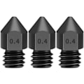 Miniatyrbillede 1 af 5: 3 stk. 0,4 mm hærdede stål dyser til 1,75 mm filament til Creality Ender 3 / CR-10 / CR-10S Pro/TEVO Tarantula Pro/TEVO Flash/Sapphire Pro