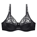 Miniatyrbild 4 av 5: Spets sexig bh för kvinnor, enfärgad, urringad underkläder, kvinnor, ultratunn, tjock c d-kupa, soutien gorge, plus size, underkläder White 80c