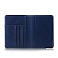 Miniatyrbild 4 av 5: Multifunktionell PU-läder Bi-fold plånboksfodral Passfodral Blue