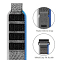 Miniatyrbild 3 av 5: För Garmin Tactix 7 Pro/Fenix 7X/Fenix 6X Pro 26mm Nylon Watch Band Trail Loop Justerbar Rem Grey