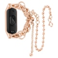 Miniatyrbilde 1 av 4: Smart Watch Band For Xiaomi Mi Band 3/4 To-raders erstatningsarmbånd i rustfritt stål Rose Gold