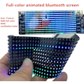 Pikkukuva 3 / 5: Bluetooth Ohjelmoitava RGB Joustava LED-moduuli 16*32 Pikselin Näyttömatriisikyltti Android Ios Sovelluksen Ohjaus LED-naamionäyttö (RGB Monivärinen)