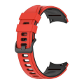 Miniatyrbillede 4 af 5: Silikone Urrem Til Samsung Galaxy Watch6 40/44mm/ Watch6 Classic 43/47mm/Watch 4/5 40/44mm Red  Black