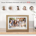Miniatyrbillede 4 af 5: Wi-Fi Digital Fotoramme, 10,1 Tommer Digital Billedramme, 32GB Hukommelse, Del Fotos og Videoer Øjeblikkeligt via Frameo App -GSLA