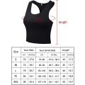 Miniatyrbillede 3 af 5: 4 Stykker Basic Trænings Crop Tanktoppe Ærmeløse Racerback Sport Tanktop Style 5 S