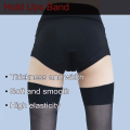 Miniatyrbilde 2 av 5: Dame Sexy Silke Hold Opp Svarte Nylon Støtte Topp Strømper Glatte Lårhøye Black One Size