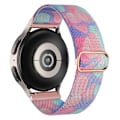 Miniatyrbillede 1 af 3: Nylon Urrem til Coros Pace 2/Apex 42mm, 20mm Mønstret Justerbar Flettet Løkke Rem Aqueous Fluid