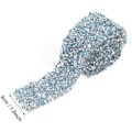Miniatyrbillede 2 af 5: Rhinestone Bånd Wrap Diamant Mesh Wrap Rulle Glitrende Krystaldekorationer til Bryllup Fødselsdagsgaveindpakning, 2 yard 3CM Bred 180cm Lang (Lyseblå)
