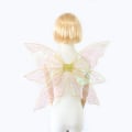 Miniatyrbilde 1 av 5: Fevinger for jenter kvinner, sommerfuglvinger for voksne, glitrende englevinger pink