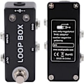 Miniatyrbild 5 av 5: Gitarr Loop-effektpedal för elgitarr, svart, True Bypass, kanalval för elbas