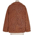 Miniatyrbillede 4 af 5: Dame Bjørn Fleece Jakke Frakke Lynlås Overtøj Brown 2XL