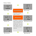 Miniatyrbillede 5 af 5: Dual USB LCD-display 12V 24V solcellepanel oplader regulator med belastning