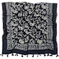 Miniatyrbild 2 av 5: Dam Scarf Sjal Svart Paisley Med Acsergery En Vacker Lätt Wrap Lång Hals Loop Present