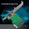 Miniatyrbilde 4 av 5: PCI Express til Mini PCI Express Kort Adapter Trådløst Nettverk Ethernet LAN Mini PCI-E Riser PC til Laptop Nettverkskort Adapter Konverter Antenne WiFi
