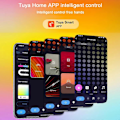 Miniatyrbillede 2 af 5: LED Hexagon Væglampe Smart Modulær RGBIC Honeycomb Lampe med APP Fjernbetjening og Musik Synkronisering USB Drevet Hexagon Computer Gaming Lamper til Spil 10pcs