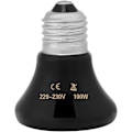 Miniatyrbillede 1 af 5: 2 stk. 50-100W Varmelamper, Reptil Varme Pære Infrarød Keramisk Emitter Kæledyrsvarmer Lampe Reptil Lyspære (100W-#4)