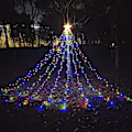 Miniatyrbilde 1 av 4: Utendørs Juledekorasjoner Fosselys 350 LED 8 Moduser Trelys Gave, Plugg inn Klar Ledning Vanntett Uteplass Lysdekor for Hjem Juletre Vi