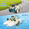 Miniatyrbild 4 av 5: 13-i-1 solrobot-byggsats leksaker presenter till barn 8 9 10 11 12 13 år gamla, DIY monterad byggsten bil leksak födelsedag för barn pojkar flickor