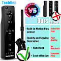 Miniatyrbilde 3 av 5: Fjernkontroll og Nunchuk for Wii, Fjernkontroll Plus for Wii med Motion Plus og Nunchuck, Fjernkontroll Joystick for Wii Remote Game