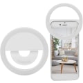 Miniatyrbillede 1 af 5: Acsergery USB Selfie Ring Ligh Mobiltelefon Fyldlys Dæmpbar LED Cirkellampe USB 3-niveau Justerbar Gave