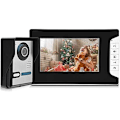 Miniatyrbild 1 av 5: Videodörrklocka Kit Dörrklocka Intercom Kit Smart Säkerhetskamera System Hemskydd Enheter med 7-tums TFT LCD Skärm Natt