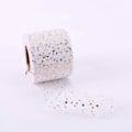 Miniatyrbillede 2 af 2: Glitter Tyl Ruller til DIY Dekoration 2 Stk Skinnende Netstof