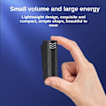 Miniatyrbilde 5 av 5: Mini Trådløs Mikrofon Sender + Mottaker Bærbar Mikrofon med Lightning/Type-C-kontakt Type C