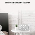 Miniatyrbild 3 av 5: 2 i 1 väckarklocka med Bluetooth-högtalare, USB-laddningsbar, LED-display, stereoljud