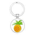 Miniatyrbillede 2 af 2: Kløver Tin Nøglering 9 Farver$nøglering Gave Til Mor Gaver Til Kone Gaver Nøglering Søde Familiesmykker Gaver Til Fødselsdagsgaver, piger$nøglering Nøgl Pineapple
