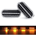 Miniatyrbilde 1 av 5: Blinklys, 1 par dynamiske sideblinklys flytende sidemarkeringslys erstatning for V-W T5