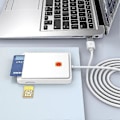Miniatyrbild 2 av 5: Smartkortläsare, USB Smart Card Access Reader - CAC-läsare, Universal Bärbar för Online ATM-överföringar
