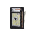 Miniatyrbild 2 av 5: Korthållare i äkta läder med kolfiberstruktur, antimagnetisk RFID