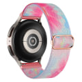 Miniatyrbild 1 av 3: Nylonklockarmband för Coros Pace 2/Apex 42mm, 20mm mönstrad justerbar flätad ögla Flowers Butterflies