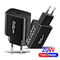 Miniatyrbilde 4 av 5: 20w Type C USB Hurtiglader Mobiltelefonlader Strømadapter Reiselader