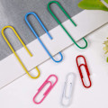 Miniatyrbillede 2 af 3: Papirclips, holdbare og rustfri, coatede store papirclips, der er gode til organisering af kontor-, skole- og dokumenter (flerfarvede)
