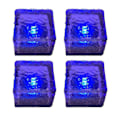 Miniatyrbillede 1 af 5: Solcellelamper - Solcelle Isterning Lamper Landskab Sti Vandtæt Lampe Til Udendørs Have Gårdhave Xixi blue