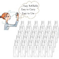 Miniatyrbilde 5 av 5: 30-pakning 30 ml (1 oz) Fine Mist Mini Klare Sprayflasker med Pumpespraykork, Gjenfyllbare-Gjenbrukbare Tomme Plastflasker