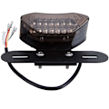Miniatyrbillede 4 af 5: 12V 16 LED Universal Motorcykel Integreret Bremse Baglygte Kørelys Blinklys Nummerpladelygte