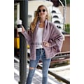 Pikkukuva 5 / 5: Syksyn ja talven lepakkohiha plus-koon pitkä neulecardigan-pusero naisten takki naisten pusero Gray Average size