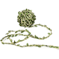 Miniatyrbillede 1 af 5: Naturlig Hamp Jute Snor Hessian Blade Blad Trim Bånd 20 Meter Til DIY Håndværksdekoration (jute Snor Blad)