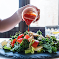 Miniatyrbilde 4 av 5: Sett med 6 krydderbeholdere med lufttette, lekkasjesikre lokk - 80 ml salatdressingbeholdere