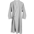 Miniatyrbild 1 av 5: Herr Kimono Badrock Lätt Bomull Kimono Badrock Badrockar Lång Badrock Pyjamas Nattlinne Med Ficka Light Grey M