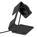 Miniatyrbillede 2 af 5: Til Xiaomi Smart Band 8 Ur Oplader Holder Metal Smartwatch Oplader Stand (uden Oplader) Black