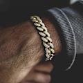 Miniatyrbillede 4 af 5: Cuban Links Kæde 13mm Iced Out Cuban Link Halskæde Guld Sølvbelagt Halskæder Kæde Diamantkæde Hip Hop Smykker Gave