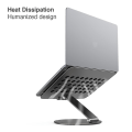 Miniatyrbild 4 av 5: STOYOBE Laptopstativ hopfällbart anteckningsblock datorstativ hållare aluminiumlegering roterbar dyna stöd